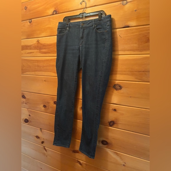 Ann Taylor LOFT womens size 10/30 curvy skinny mid rise denim jeans - Picture 2 of 10